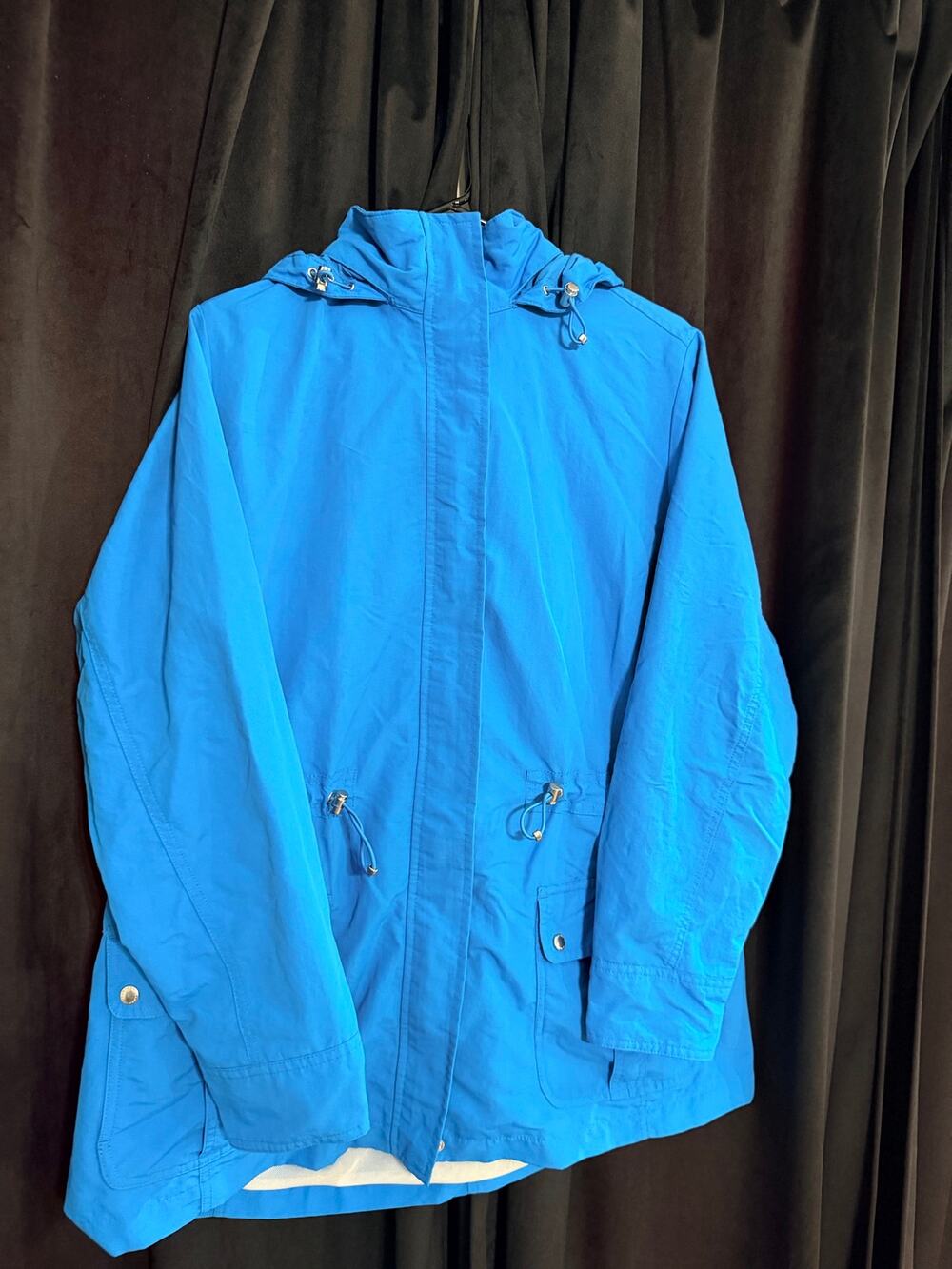 Lands End turquoise jacket